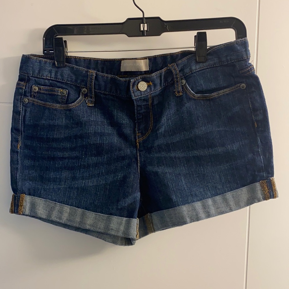 Banana Republic cuffed denim shorts